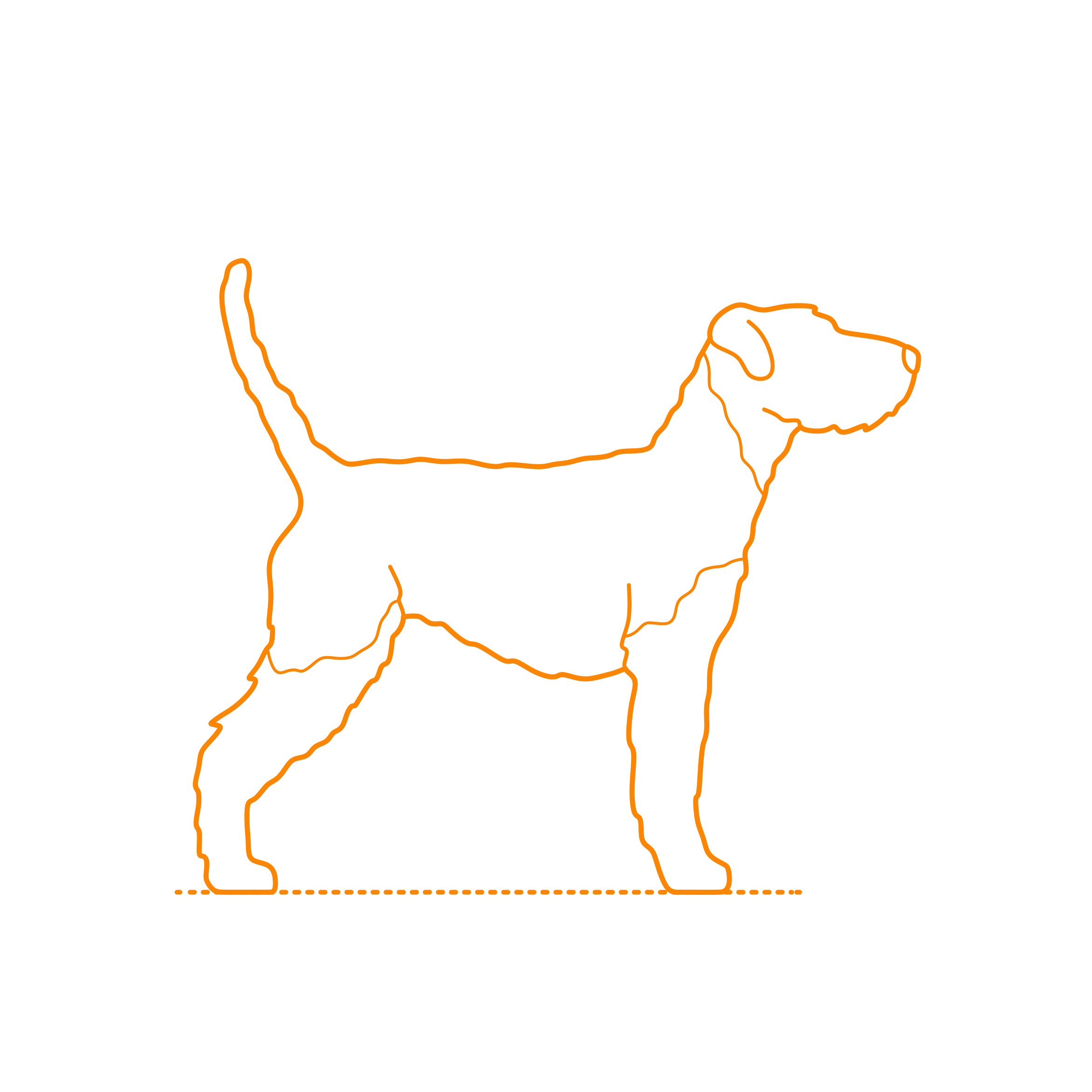 Animals Dogs Welsh Terrier Outline Svg Vector Free Vectors